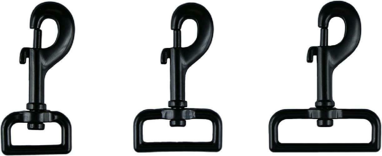Strapworks Black Metal Bolt Snaps &acirc;�� For Dog Leashes, Bag Straps, Crafts, 1 Inc