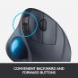 Logitech M570 Wireless Trackball Mouse &ndash; Ergonomic Design with Sculpted