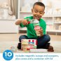Melissa & Doug Scoop and Stack Ice Cream Cone Magnetic Pretend Play Set