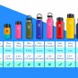 Vmini Push-Button Flip Lid, Compatible with Wide Mouth Water Bottle