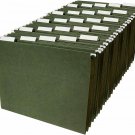 AmazonBasics Hanging File Folders - Letter Size, Green, 25-Pack