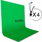 Emart 6 x 9 ft Photography Backdrop Background, Green Chromakey Muslin