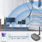 Besign BE-RCA Long Range Bluetooth Audio Adapter, HiFi Wireless Music Reciver,