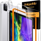 [4 Pack] UniqueMe 2 Pack Screen Protector and 2 Pack Camera Lens Protector for i