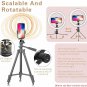 LED Ring Light 10" with Tripod Stand & Phone Holder for Live Streaming