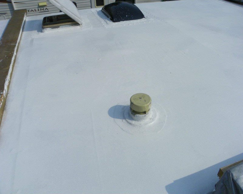 Liquid Rubber RV Roof Coating - Solar Reflective Sealant - Waterproof Liquid Rubber Rv Roof Coating Solar Reflective Sealant