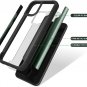 ARHEHUANG Case for Google Pixel 4, TPU Bumper Clear Hard PC Drop Protection Back