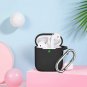 AirPods Case Cover with Keychain, Full Protective Silicone AirPods Accessories