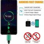 USB Type C Cable 3A Fast Charging USB C Charger 4Pack [2+3+5+6FT] Type C Phone C