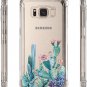 Galaxy S8 Active Case,Samsung Galaxy S8 Active Case with Flower,LUOLNH Slim Shoc