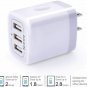 USB Charger Cube, Wall Charger Plug, Ailkin 3.1A 3-Muti Port USB Adapter Power
