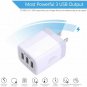 USB Charger Cube, Wall Charger Plug, Ailkin 3.1A 3-Muti Port USB Adapter Power