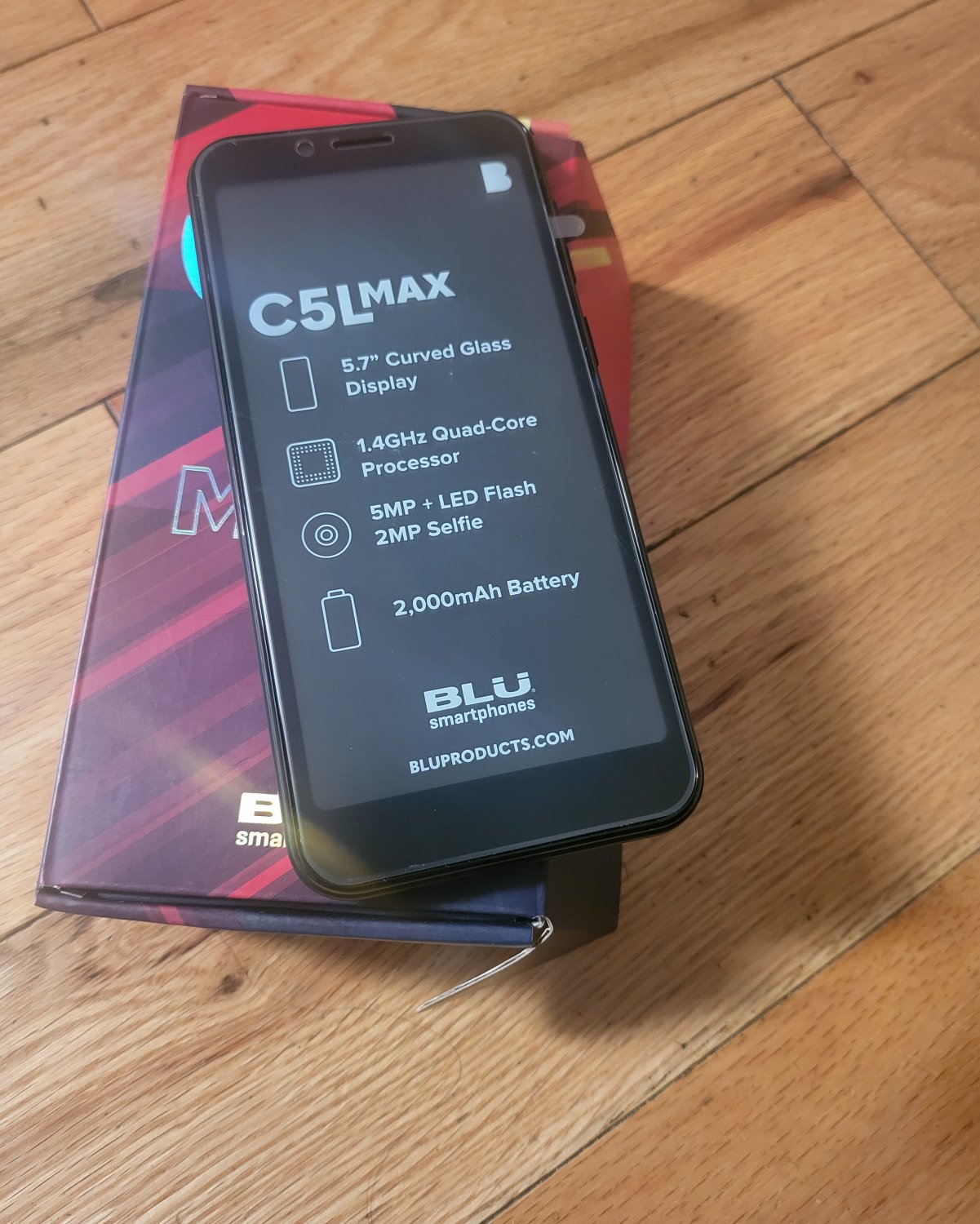 BLU C5L Max C0174WW 16GB Black Smartphone Special Offer! LIMITED TIME!