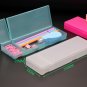 WEISHENG Double Long Pencil Box Pens Stationery Case