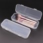WEISHENG Clear Plastic Box Makeup Brush Case Holders