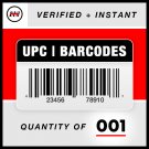 1 UPC EAN Barcodes Codes Numbers - GS1 - Amazon Verified - Product ID