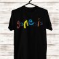 SIZE 4XL GENESIS LOGO REUNION TOUR FRONT SIDE BLACK TEE SHIRT