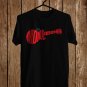 SIZE M THE MONKEES LOGO FRONT SIDE BLACK TEE SHIRT