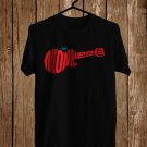 SIZE L THE MONKEES LOGO FRONT SIDE BLACK TEE SHIRT