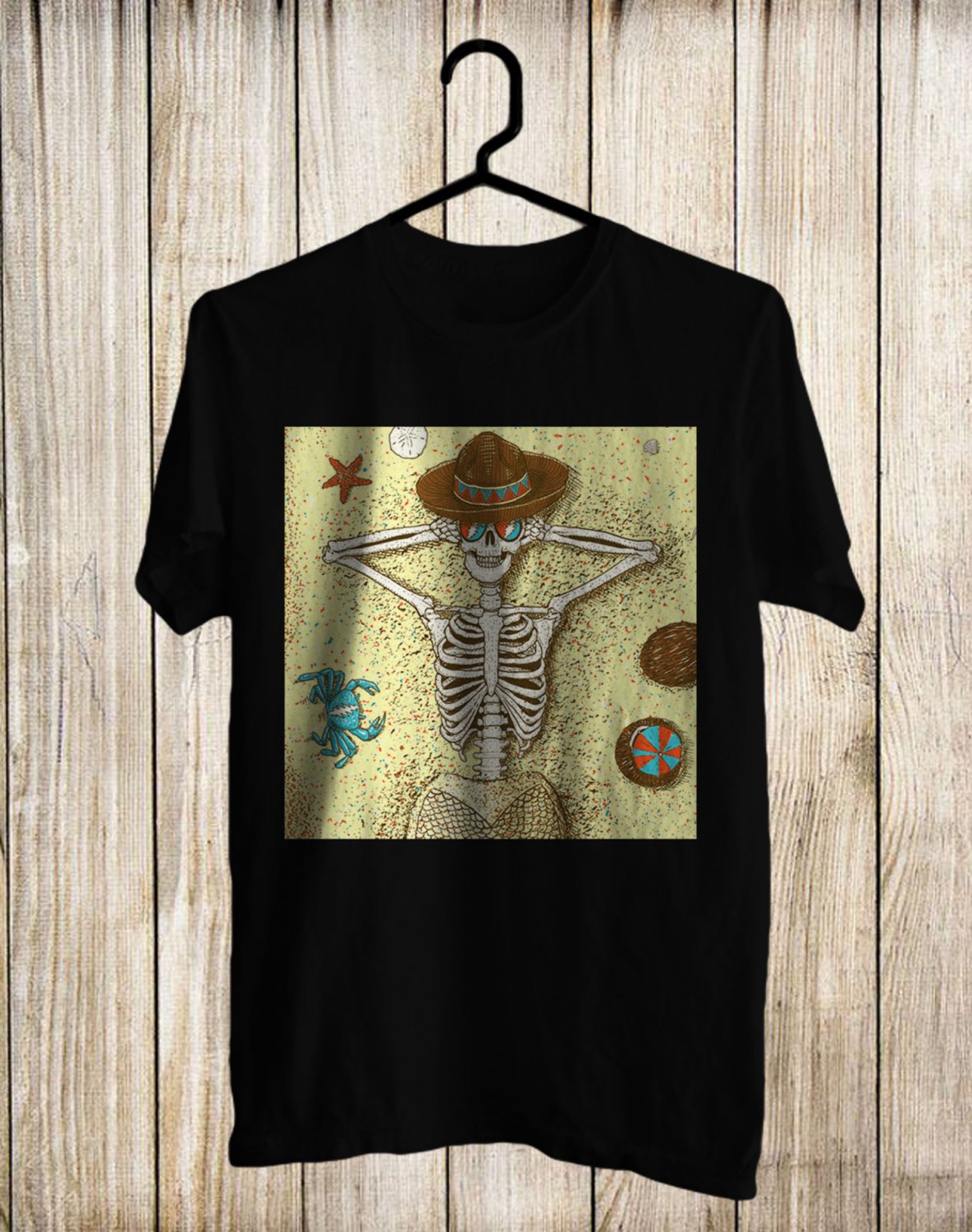 SIZE 2XL DEAD COMPANY ON BEACH FRONT SIDE BLACK TEE SHIRT