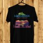 SIZE L BACKWOOD MUSIC FESTIVAL AUGUST 2021 FRONT SIDE BLACK TEE SHIRT