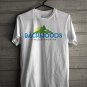 SIZE XL BACKWOOD MUSIC FESTIVAL LOGO FRONT SIDE WHITE TEE SHIRT