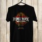 SIZE 3XL REBEL ROCK MUSIC FESTIVAL SEPT 2021 FRONT SIDE BLACK TEE SHIRT