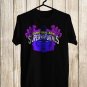 SIZE M ELECTRIC ZOO SUPERNATURAL MUSIC FEST LOGO FRONT SIDE BLACK TEE SHIRT
