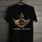 SIZE M MAX CREEK 50TH ANNIVERSARY TOUR LOGO FRONT SIDE BLACK TEE SHIRT