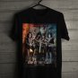 SIZE 4XL KISS END OF THE ROAD WORLD TOUR LOGO FRONT SIDE BLACK TEE SHIRT