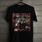 SIZE 2XL POPEVIL THE VERSATILE TOUR 2021 FRONT SIDE BLACK TEE SHIRT