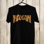 SIZE 2XL HAXAN BAND LOGO FRONT SIDE BLACK TEE SHIRT
