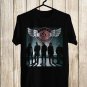 SIZE L REO SPEEDWAGON ON STAGE FRONT SIDE BLACK TEE SHIRT