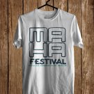 SIZE L MAHA MUSIC FESTIVAL JULY 2021 FRONT SIDE WHITE TEE SHIRT