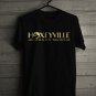 SIZE L HOXEYVILLE MUSIC FESTIVAL AGUST 2021 FRONT SIDE BLACK TEE SHIRT