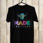 SIZE XL MADE MUSIC FESTIVAL LOGO 2021 FRONT SIDE BLACK TEE SHIRT