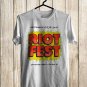 SIZE 4XL RIOT MUSIC FESTIVAL SEPT 2021 FRONT SIDE WHITE TEE SHIRT