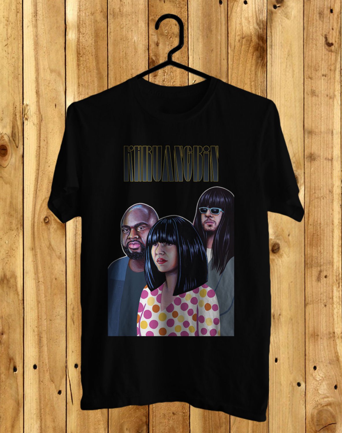 KHRUANGBIN BAND POSTER FRONT SIDE TEE SHIRT