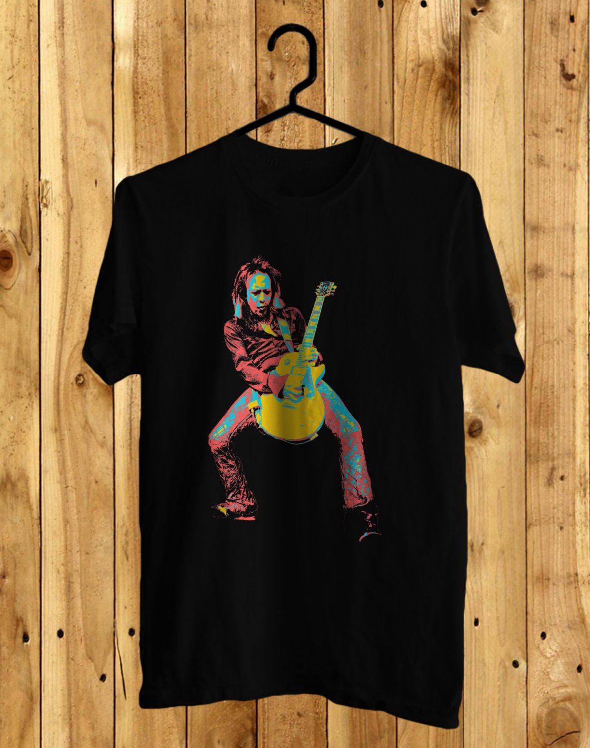 TRIBUTE TO JEFF LABAR FRONT SIDE BLACK TEE SHIRT