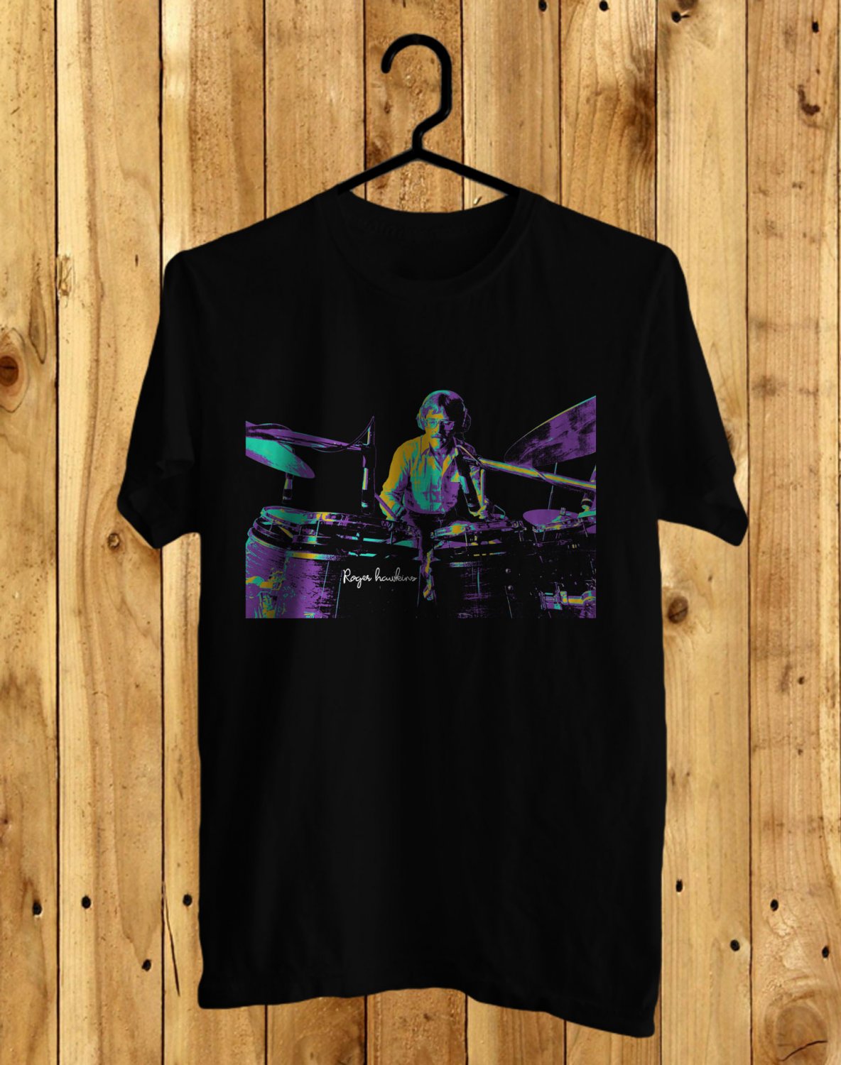 TRIBUTE ROGER HAWKINS FRONT SIDE TEE SHIRT