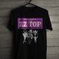 ZZ TOP A CELEBRATION TOUR 2021 FRONT SIDE BLACK TEE SHIRT