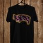 THE STRUTS BAND LOGO FRONT SIDE BLACK TEE SHIRT