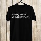 MADE IN AMERICA MUSIC FESTIVAL LOGO FRONT SIDE BLACK TEE SHIRT