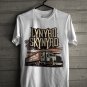 LYNYRD SKYNYRD BIG WHEELS KEEP ON TURNING TOUR 2021 FRONT SIDE WHITE TEE SHIRT