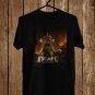 ESCAPE HALLOWEEN MUSIC FESTIVAL LOGO FRONT SIDE BLACK TEE SHIRT