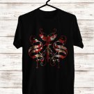SWALLOW THE SUN MOONFLOWERS LOGO FRONT SIDE BLACK TEE SHIRT V01