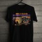 SANTANA MIRACULOUS SUPERNATURAL TOUR 2022 W EARTH WIND FIRE FRONT SIDE BLACK TEE SHIRT V01