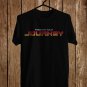 JOURNEY FREEDOM LOGO FRONT SIDE BLACK TEE SHIRT V01
