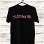 PINK TALKING FISH LOGO FRONT SIDE BLACK TEE SHIRT V01
