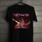 PINK TALKING FISH LOGO FRONT SIDE BLACK TEE SHIRT V02